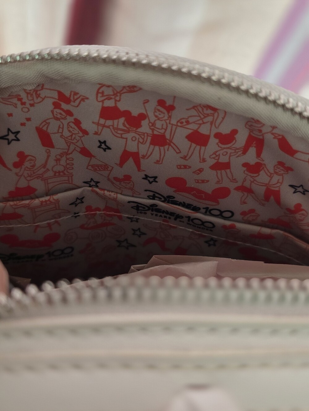 NWT Loungefly Disney Red Mickey Mouse Mouseketeers Round Crossbody Bag - Picture 6 of 8